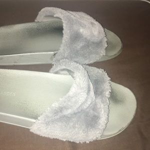Steve Madden Fur Slides